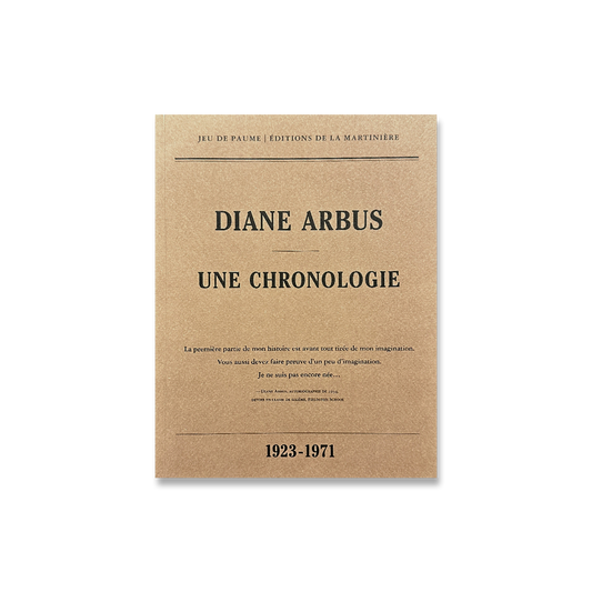Diane Arbus - une chronologie - 1923-1971